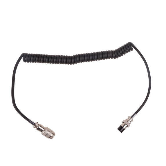 Two Way Radio Mic Extension Cable Coiled Cable TalkiesAccessories Suitable for CB Ham Radio Communication