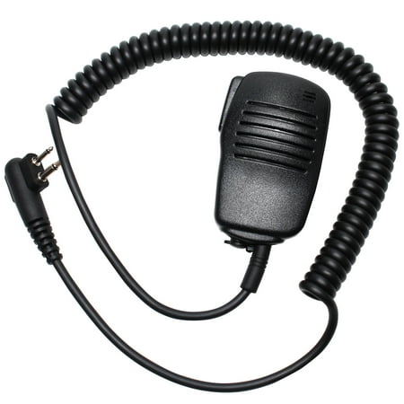 Two-Way Radio Shoulder Speaker with Push-To-Talk (PTT) Microphone Replacement for Motorola - Compatible with Motorola CP200, Motorola CLS1110, Motorola CLS1410, Motorola CP185, Motorola PR400