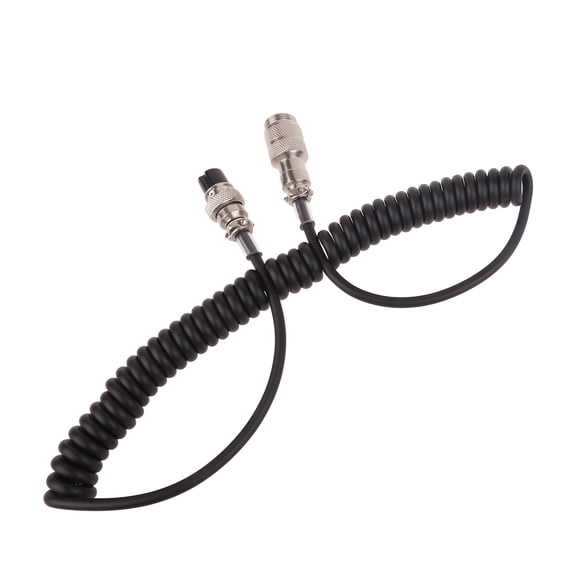 Two Way Radios 5 Pin Mic Microphone Extension Cable Flexible Cord Compatible For CB Ham Radio TalkiesAccessories