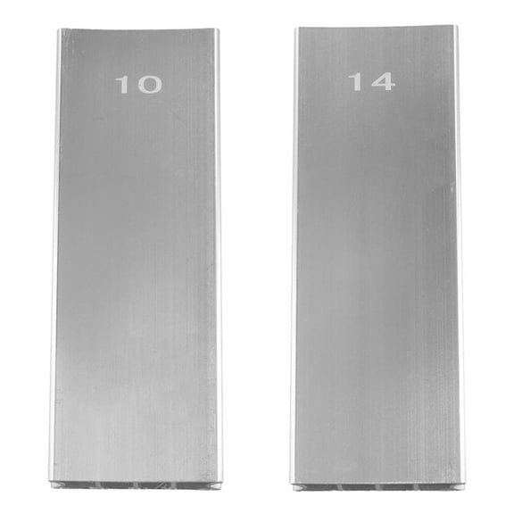 Two-Way Radius Sanding Block Aluminum Alloy Fret Leveling Fingerboard Luthier Tool Guitar Sanding Beam (10-14)1 x Musical Instrument Accessories