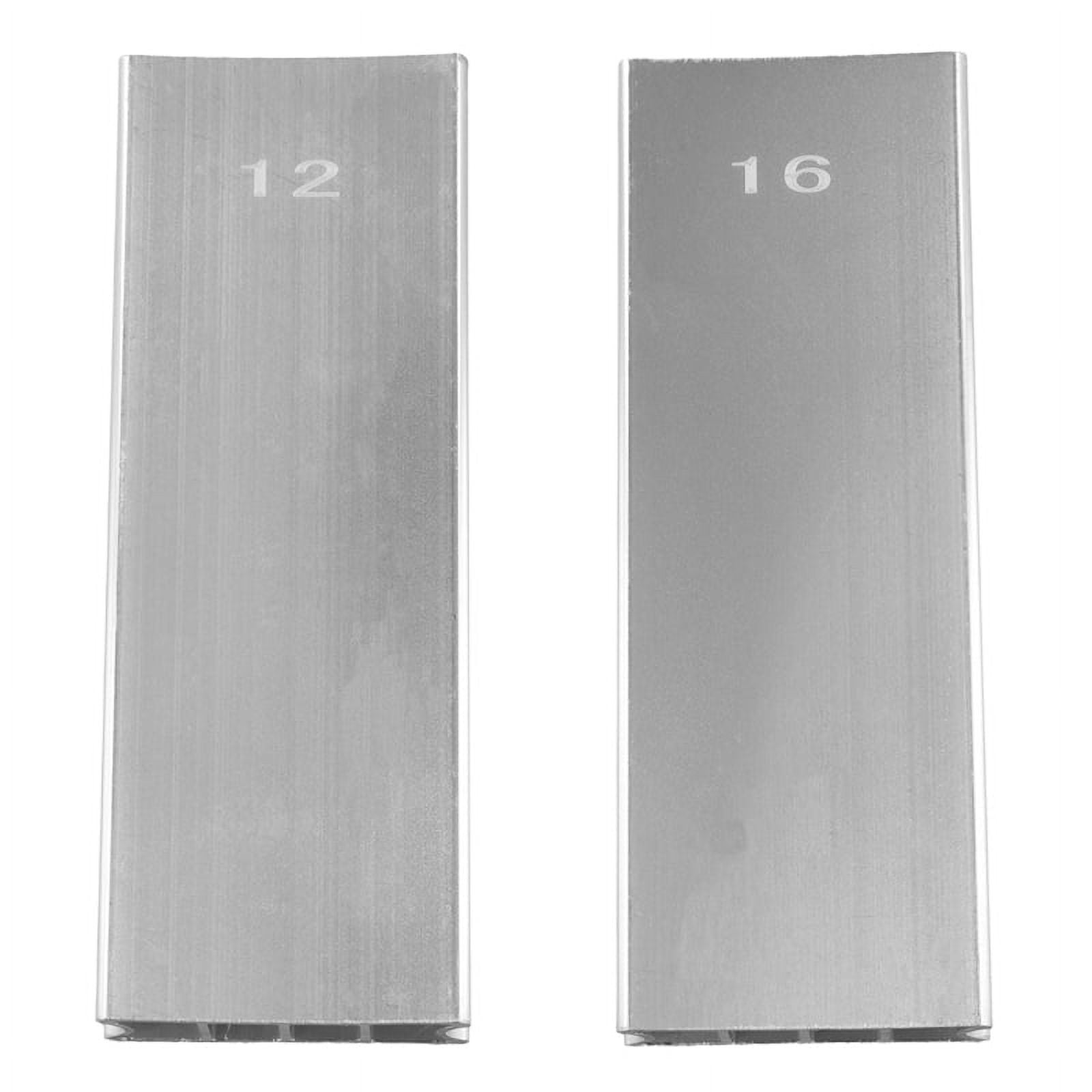 Two-Way Radius Sanding Block Aluminum Alloy Fret Leveling Fingerboard Luthier Tool Guitar Bass Sanding Beam (12-16)