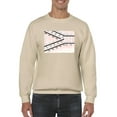 thumbnail image 1 of Two Way Railroad Sweatshirt Men's -Taher Saoud Designs, 1 of 4
