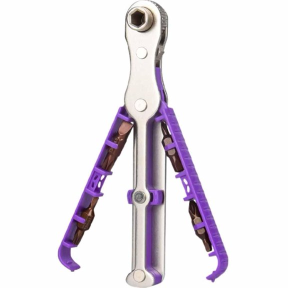 Two-Way Ratchet Tool - S2 Alloy Steel, 13 cm / 5.12", Efficient Drive Mechanism, Easy Slide, Ratchet Tool, Two-Way Ratchet Tool