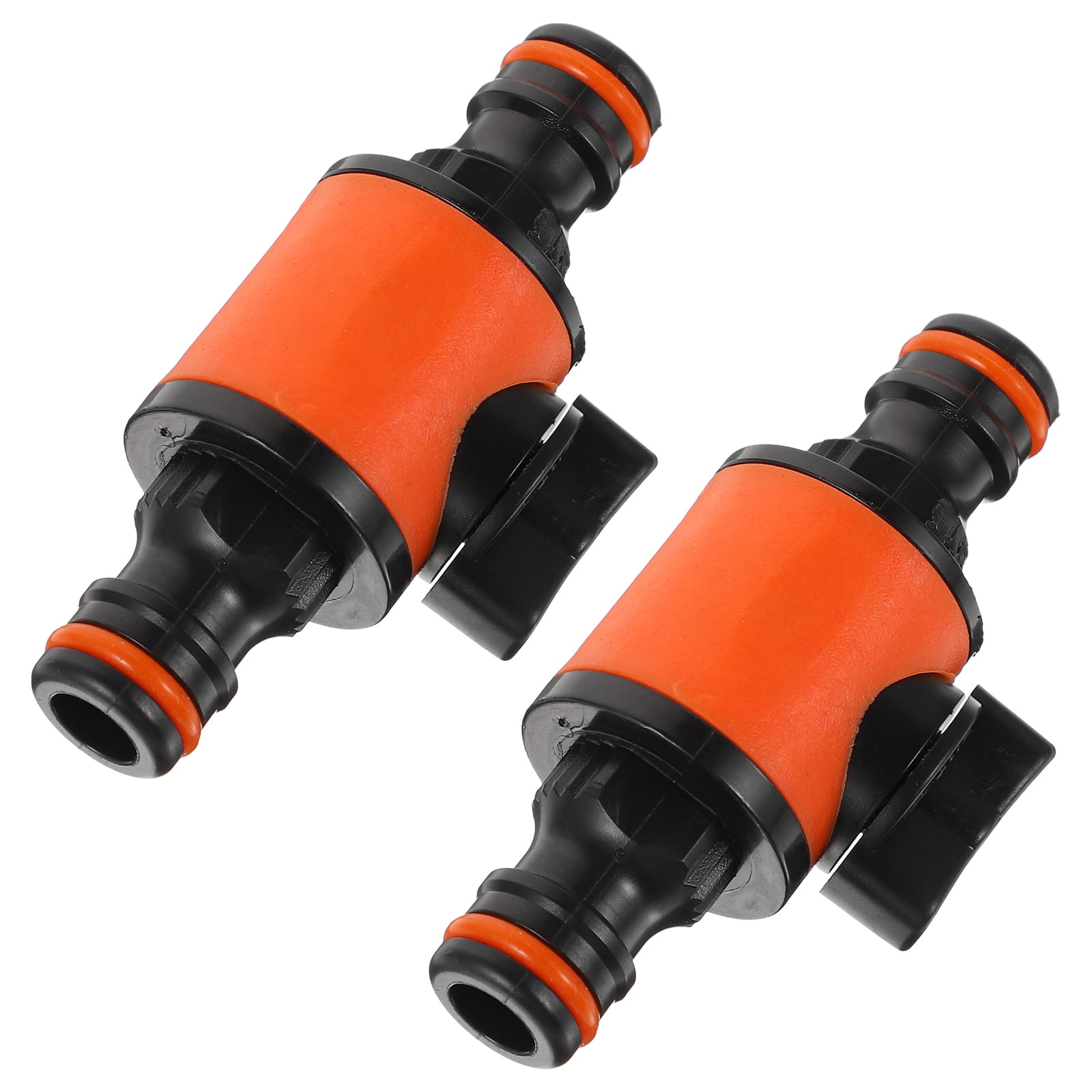 Two Way Valve Garden Hose Connector Plastic Coupler Abs Quick Faucet