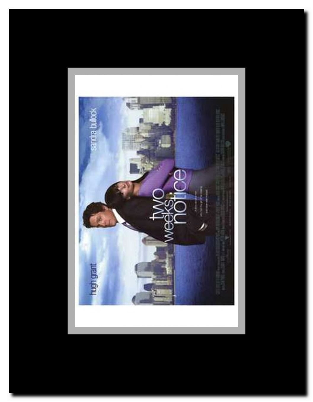 Two Weeks Notice Framed Movie Poster