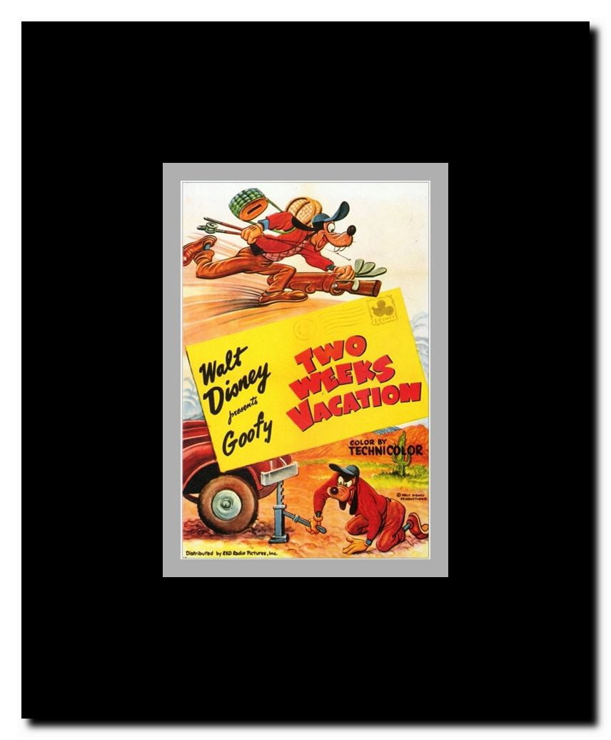 Two Weeks Vacation Framed Movie Poster