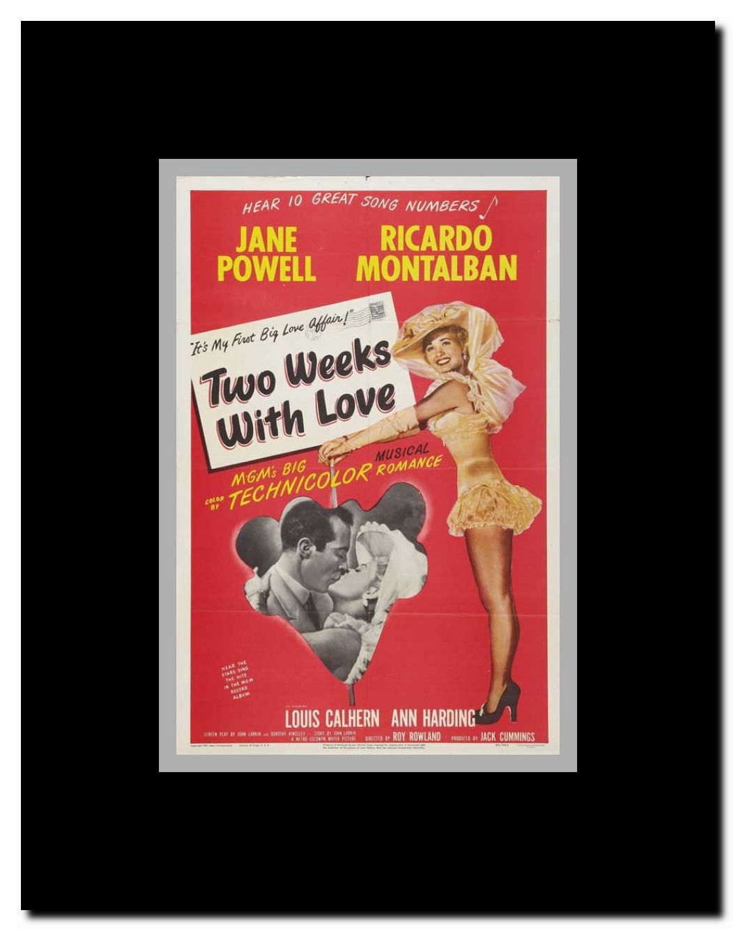 Two Weeks with Love Framed Movie Poster