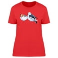 thumbnail image 1 of Two White Birds Painting T-Shirt Women -Image by Shutterstock, Female Medium, 1 of 2