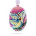 thumbnail image 1 of Two White Dove Birds in Love Wooden Christmas Ornament 3 Inches, 1 of 3