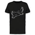 thumbnail image 1 of Two White Doves Flying T-Shirt Men -Image by Shutterstock, Male 3X-Large, 1 of 2