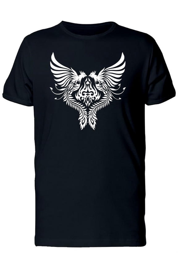 Two White Silhouettes Of Phoenix T-Shirt Men -Image by Shutterstock, Male XX-Large