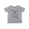 thumbnail image 1 of Two Whole Years of Awesome - wallsparks cute & funny Brand cool boho Second 2nd Birthday Shirt Age 2 Two year old - Soft Toddler Shirt, 1 of 3