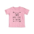 thumbnail image 1 of Two Whole Years of Awesome - wallsparks cute & funny Brand cool boho Second 2nd Birthday Shirt Age 2 Two year old - Soft Toddler Shirt, 1 of 3