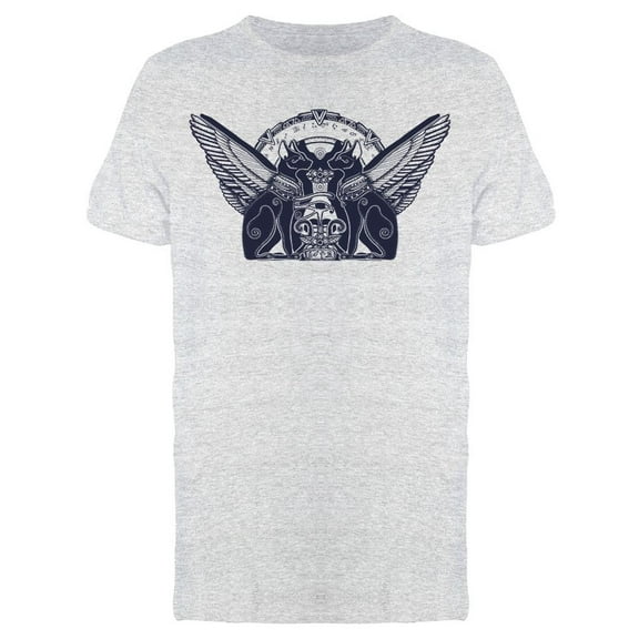 Two Winged Black Cats Tee Men's -Image by Shutterstock