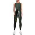 thumbnail image 1 of Two Wolves In Misty Forest Women's One Piece Yoga Jumpsuits Leggings Playsuit Gym Suit Fitness Running Athletic Clothes Gym Wear Set, 1 of 6