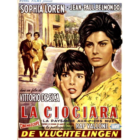 Two Women (Aka La Ciociara) Eleonora Brown Sophia Loren On Belgian Poster Art 1960 Movie Poster Masterprint (11 x 17)