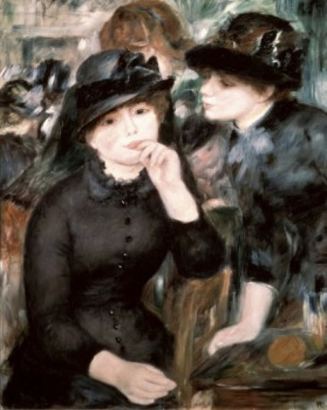 Two Women Pierre- Auguste Renoir (1841-1919French) Oil on canvas Pushkin Museum of Fine Arts Moscow Russia Canvas Art - Pierre- Auguste Renoir (24 x 36)