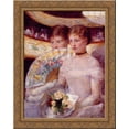 thumbnail image 1 of Two Women in a Theater Box 20x23 Gold Ornate Wood Framed Canvas Art by Cassatt, Mary,, 1 of 2