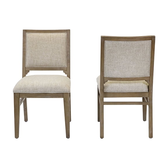 Two Wood Modern Kitchen Dining Table Chairs Kitchen Table Seats Brown