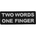 thumbnail image 1 of Two Words One Finger Patch, 1 of 1