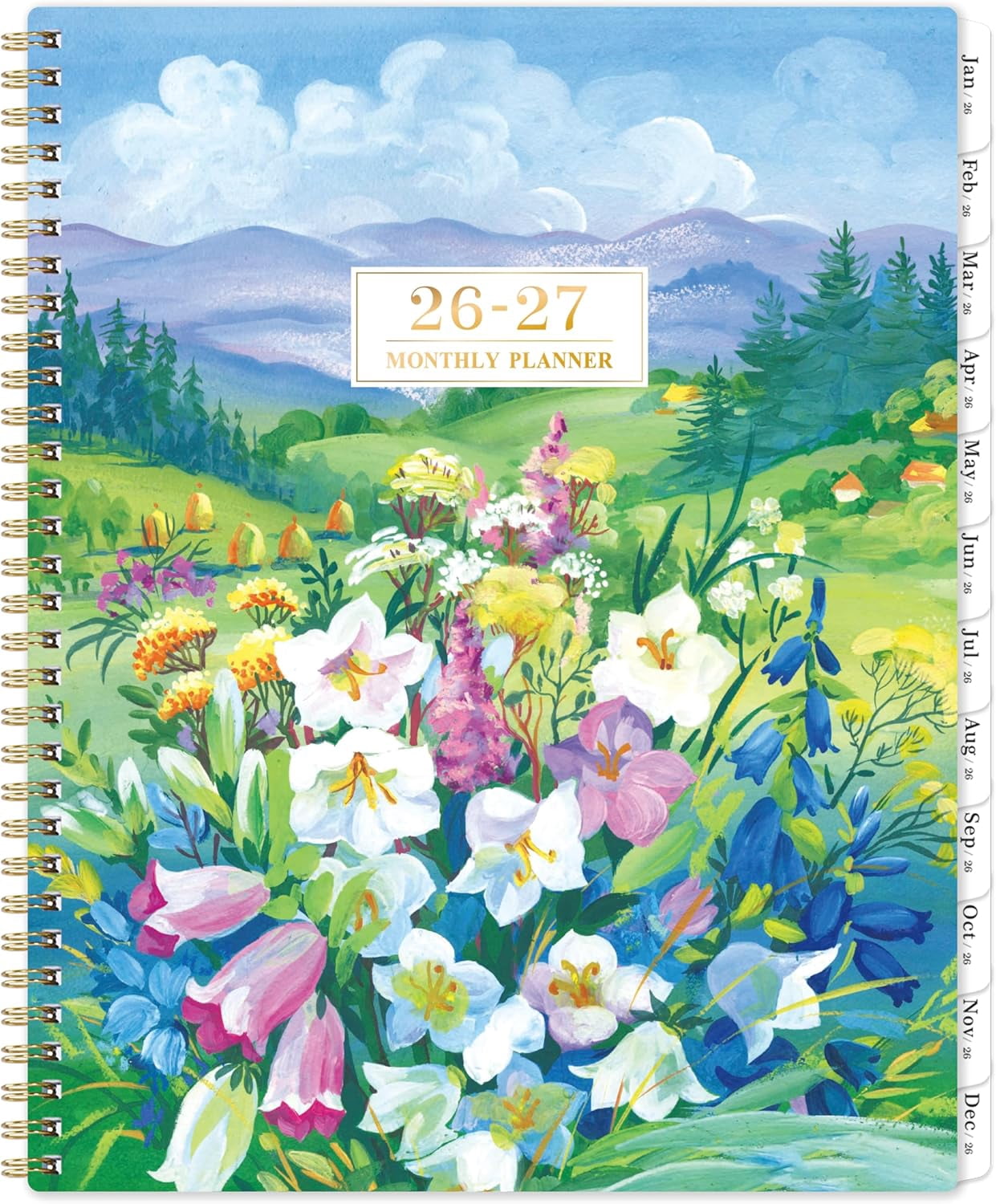 Two Year Monthly Planner 2026-2027, January 2026 to December 2027, 9" x ...