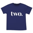 thumbnail image 1 of Two Year Old Birthday Tshirts for Second Bday Party for 2 Year Old Toddler Boys in Blue, 1 of 4