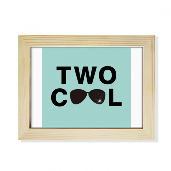 Two Year Old Cool Glasses Broken Desktop Photo Frame Picture Art Decoration Painting 6x8 inch