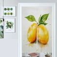 thumbnail image 1 of Two Yellow Fruits With Leaves Door Curtain Nordic Living Room DoorCurtain Porch Partition Curtain Kitchen Rative Half Curtain, 1 of 4