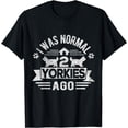 thumbnail image 1 of Two Yorkshire Terriers Dog Owner Yorkie Mom Yorkie Dad T-Shirt, 1 of 4