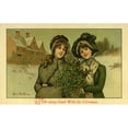 thumbnail image 1 of Two Young Women In The Snow Poster Print By Mary Evans Picture Librarypeter & Dawn Cope Collection, 1 of 3