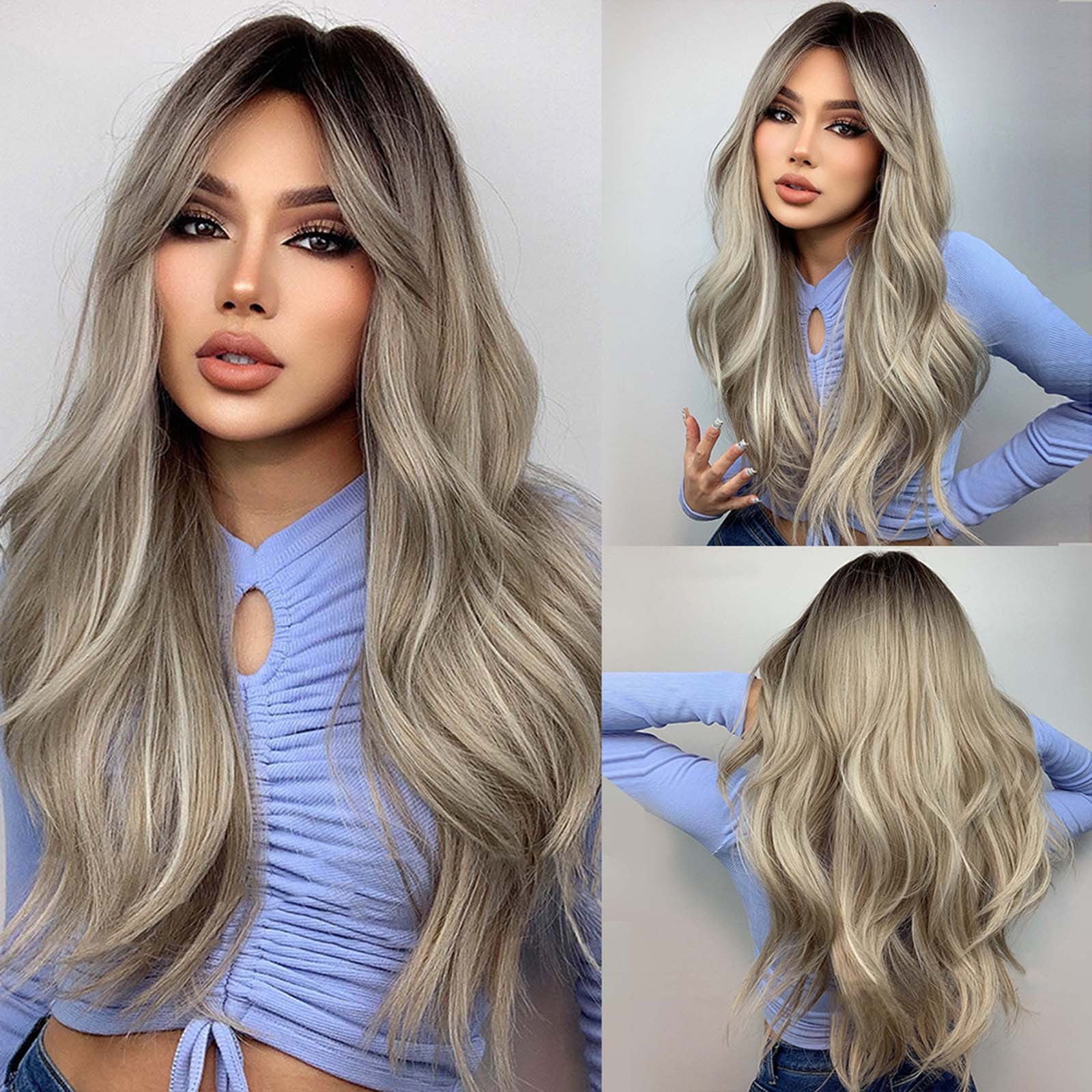 Two Yuan Wig Female Long Hair Fashion Makeup Wig Europe And The United