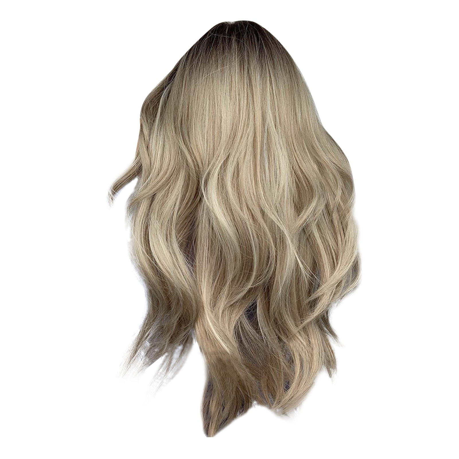 Two Yuan Wig Female Long Hair Fashion Makeup Wig Long Curly Hair Human