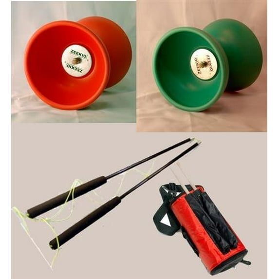 Two Zeekio Typhoon Diabolo Gift Set - colors vary