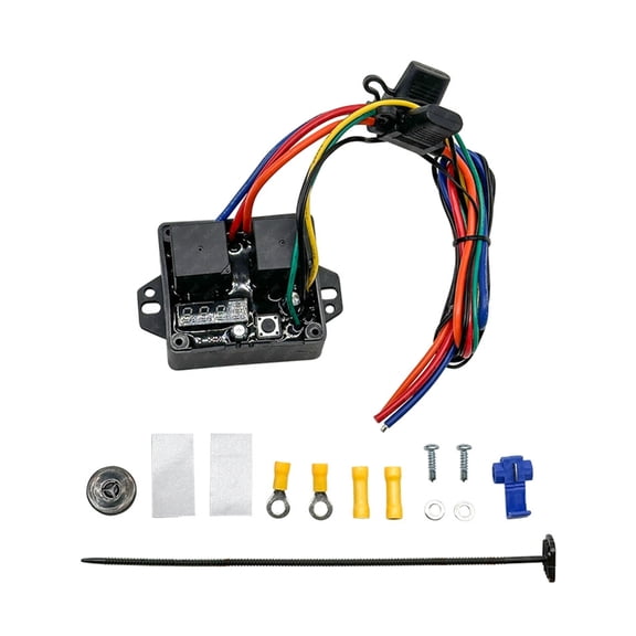 Two Zone Independent Control High Precisions Automotive Fan Switches Kit With PID Temperature Regulation For Off Road Vehicles And Cooling Systems