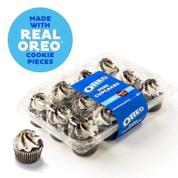 Two-bite OREO Mini Cupcakes, 9.6 oz, 12 Count