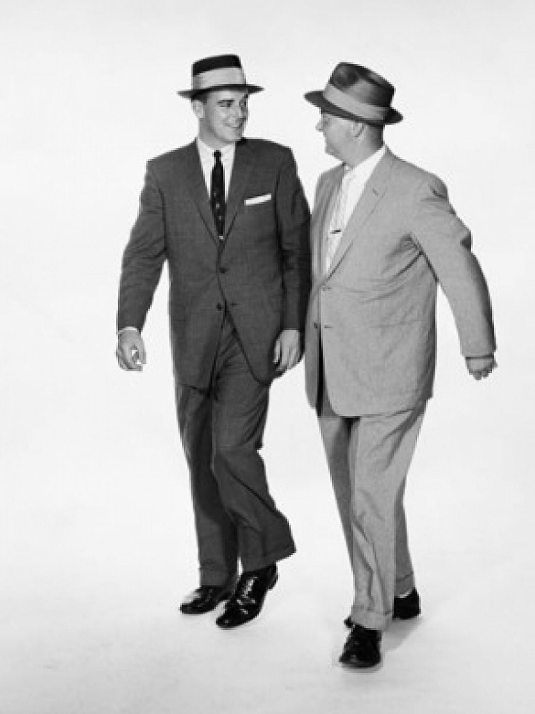 Two businessmen looking at each other Canvas Art - (18 x 24)