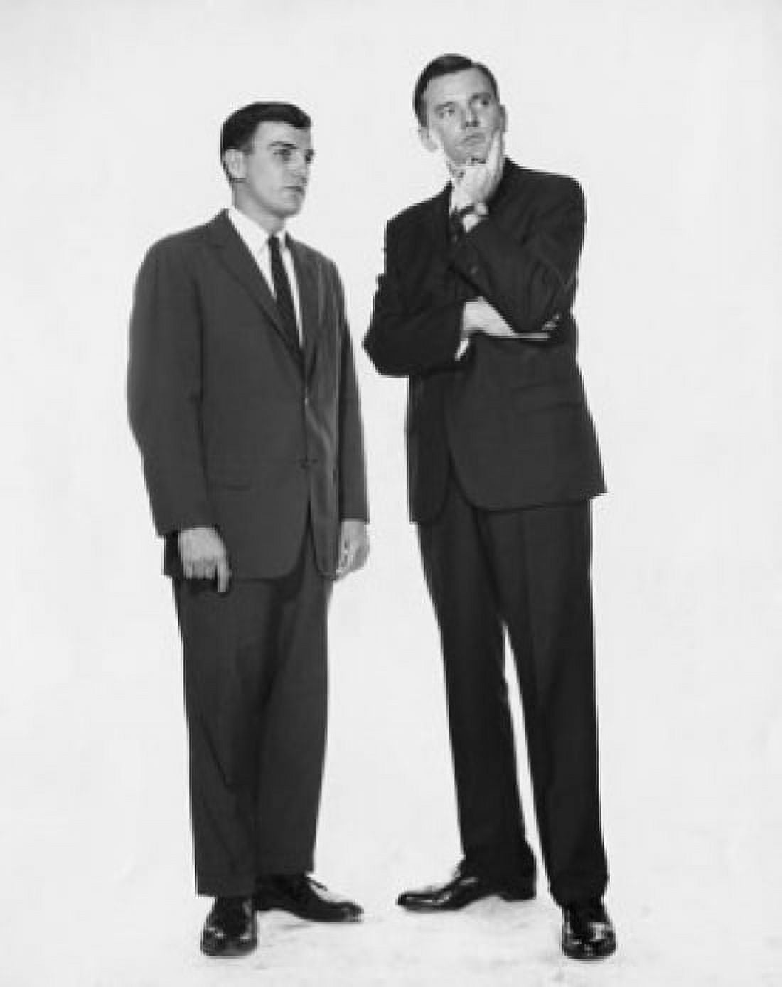 Two businessmen standing together Canvas Art -  (18 x 24)