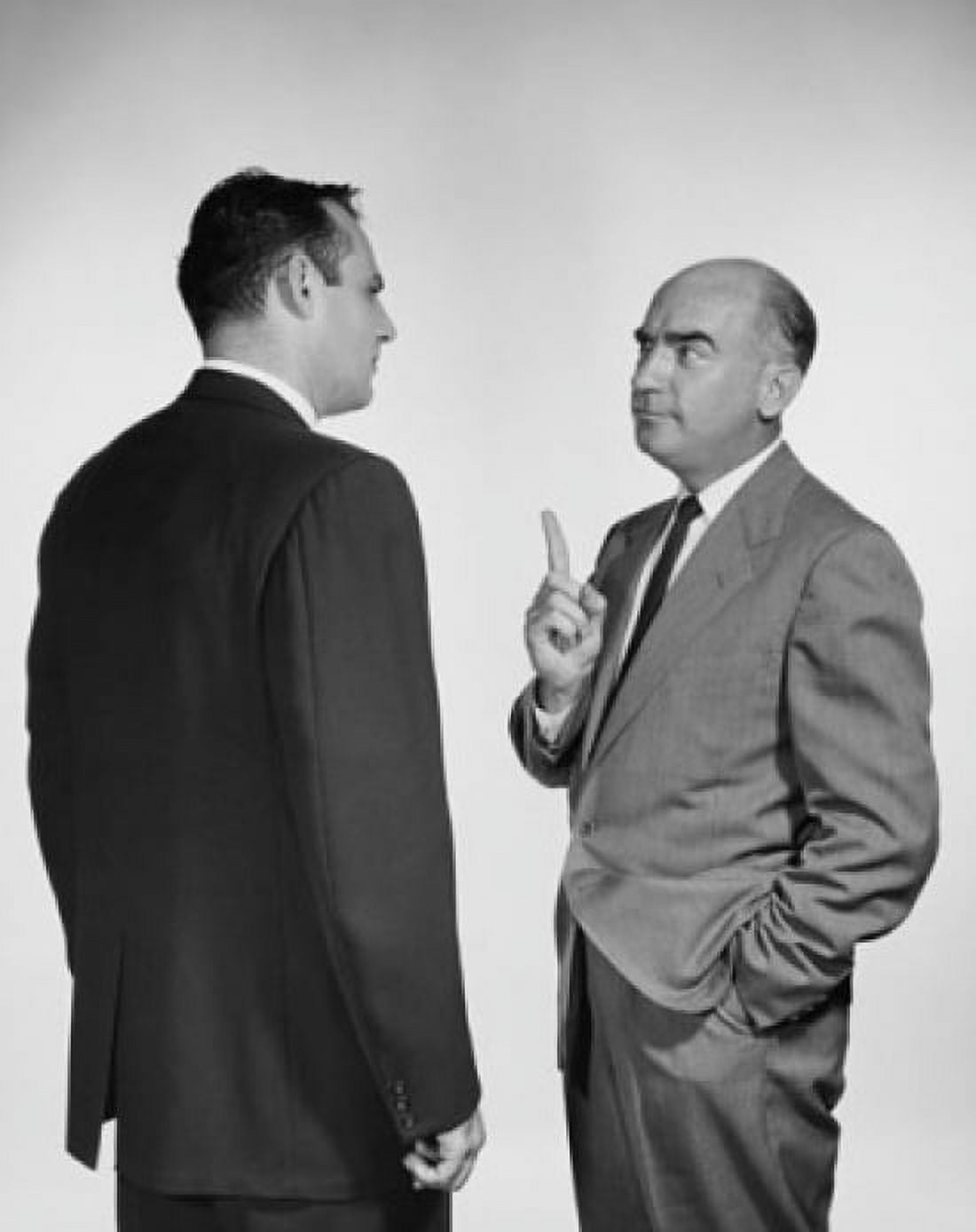 Two businessmen talking to each other Canvas Art -  (24 x 36)
