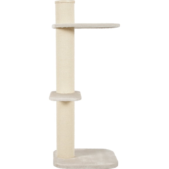 Two by Two Austin Cat Tree 3 - Beige Scratching Post Cat Furniture - 58.3 in. Tall