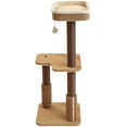 thumbnail image 1 of Two by Two Beech 39-inch Cat Tree, Tower, Condo, Scratch Pad & Playground, 1 of 12
