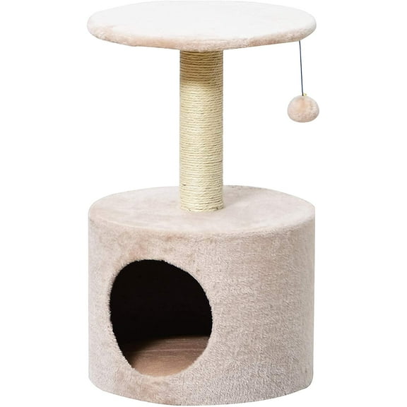 Two by Two Birch 23.6 Two-Level Cat Tree and Condo
