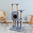 thumbnail image 1 of Two by Two Braeburn 50-inch Cat Tree, Tower, Condo, Scratch Pad & Playground, 1 of 12