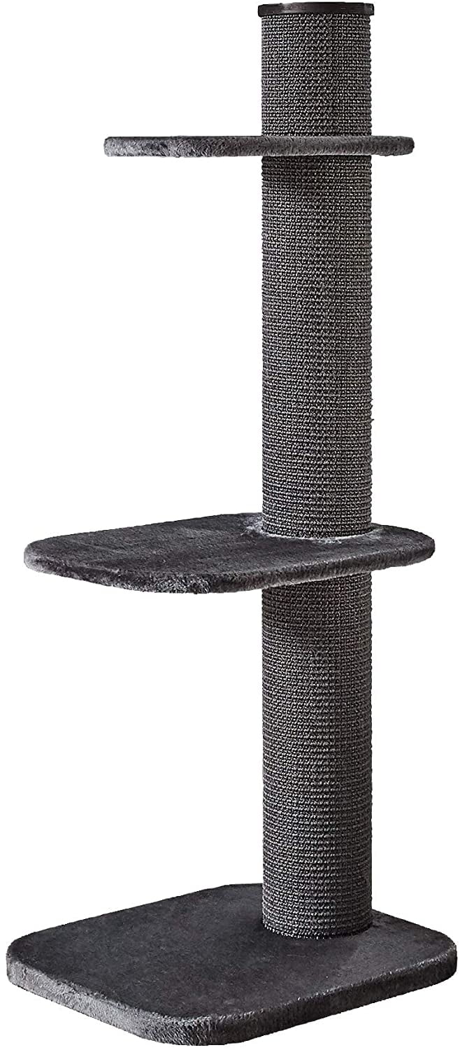 Two by Two Maple Cat Tree 3 Grey 58.3-inch Cat Scratching Post