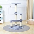 thumbnail image 1 of Two by Two Sacramento - Gray Scratching Post Cat Furniture - 41.7 in. Tall, 1 of 8