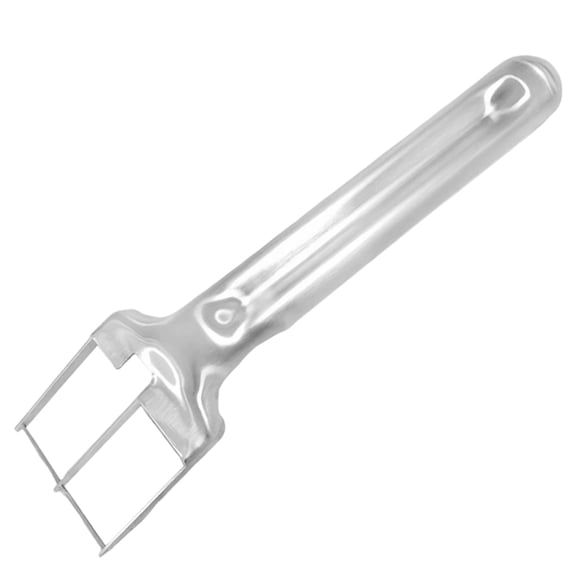 Two-cut Stainless Steel Fruit Cube Cutter 3 Blade Watermelon Dicing Tool for Quick Salad Prep Kitchen Gadget 8" X 3"