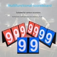 thumbnail image 1 of Two-digit scoring board three-digit multi-function scoring board table tennis scoring device four-digit scoring Board basketball scoring device 2 Red+1 Blue, 1 of 5