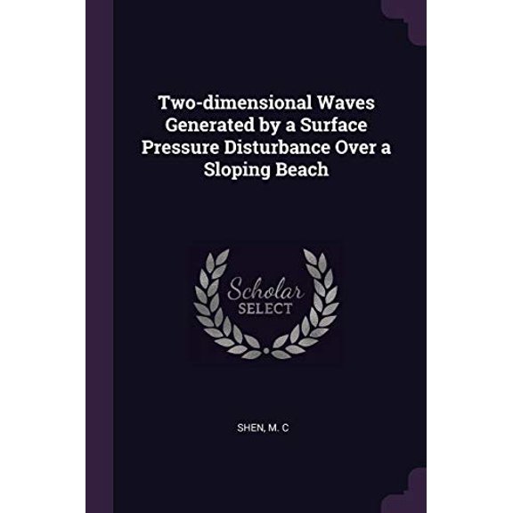 Two-dimensional Waves Generated by a Surface Pressure Disturbance Over a Sloping Beach Paperback 137824074X 9781378240748 M C Shen