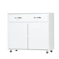 thumbnail image 1 of Two door Side Table-White, 1 of 7