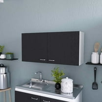 Two-door Wall Cabinet For Kitchen, 19.3"h X 39.3"w 12.6"d, Modern Design, Extra Storage, Easy To Build, Multicolor Kitchen - Two Doors, Look, Assemble,