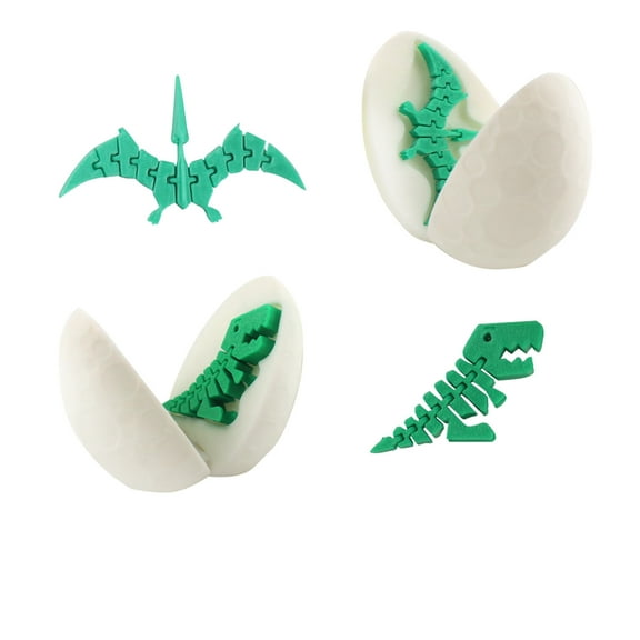 Two dragon eggs in one set, Easter 3D printed dragon egg, detachable dragon egg with a 3D little dragon inside, suitable for office desks and home decoration gifts, Easter dragon egg
